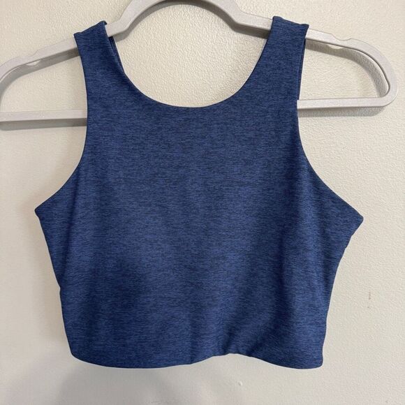 Outdoor Voices Venus Crop Top Navy size small - Picture 2 of 4